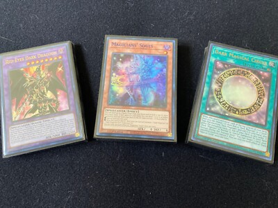 Yu-Gi-Oh! Complete Dark Magician Deck! Red-Eyes Dragoon Illusion Chaos + Bonus!-image