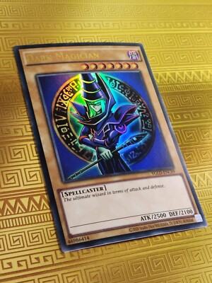 Dark Magician YGLD-ENC09 Ultra Rare M/NM Yu-Gi-Oh TCG Alternate Art-image