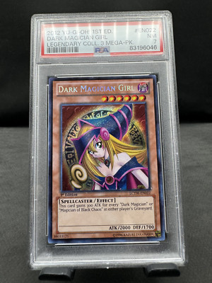 Yugioh PSA 7 Dark Magician Girl LCYW-EN022  (Secret Rare) 1st Ed.-image