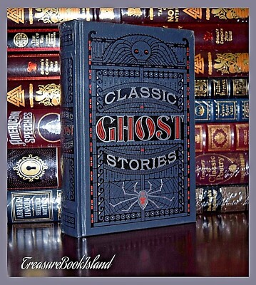 Ghost Stories by Poe Wells Doyle Kipling New Sealed Leather Bound Collectible-image
