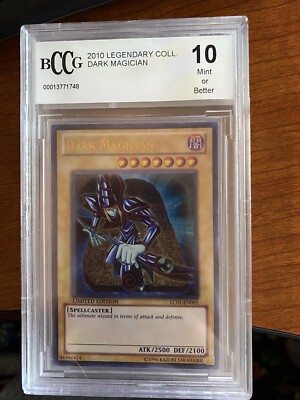 Yugioh  Dark Magician Limited Edition LC01-EN005 Grade 10-image