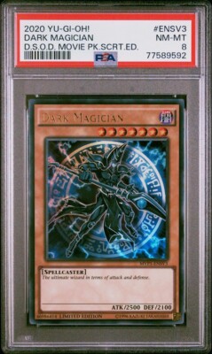 YuGiOh Dark Magician MVP1-ENSV3 Limited Edition Ultra Rare PSA 8-image