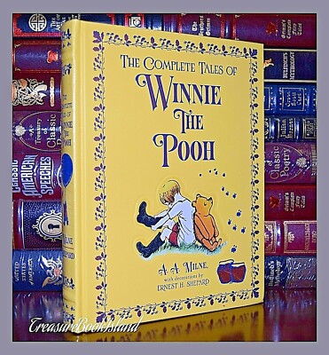 Complete Tales of Winnie the Pooh by Milne New Sealed Leather Bound Collectible-image