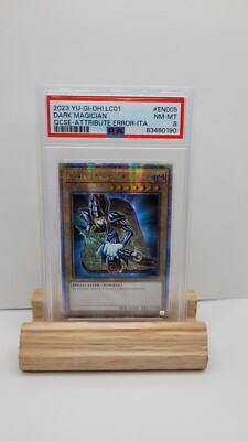 PSA 8 Dark Magician 25th Quarter Century Rare Yugioh Card LC01-EN003-image