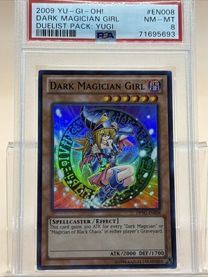 PSA 8 Dark Magician Girl 2009 Yugioh! DPYG-EN008 Duelist Pack: Yugi NM-MT-image