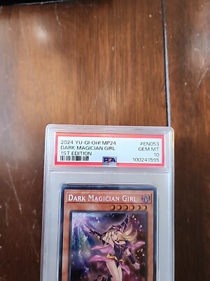 PSA 10 GEM MINT Dark Magician Girl MP24-EN053 1st Ed Yu-Gi-Oh! Alt Art Prismatic-image