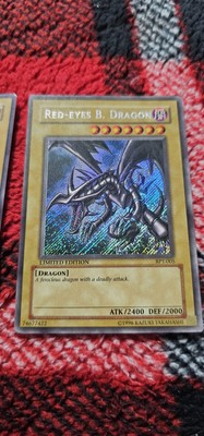 yugioh cards Red Eyes Dark Magician Blue Eyes -image