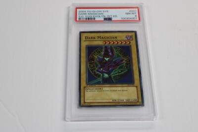PSA 8 Dark Magician 1st Ed. S.D. Yugi Evolution SYE 2004 Yu-Gi-Oh! SYE-001-image