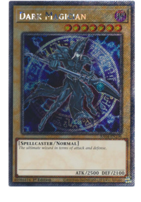 Dark Magician (7th Art) - RA04-EN106 - Platinum Secret Rare Stampede-image