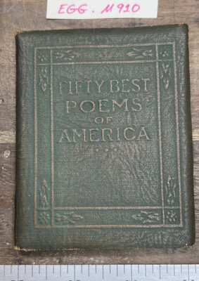 Fifty Best Poems of America - Little Leather Library     Lot # EGG.M910-image