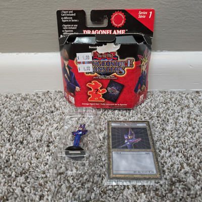 Yugioh Dungeon Dice Monsters - B1-02 Dark Magician Figure & Card English In Box-image