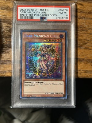2022 Yu-Gi-Oh! 1st edition Dark Magician Girl PSA 8 MP22-EN268 NM-MT-image