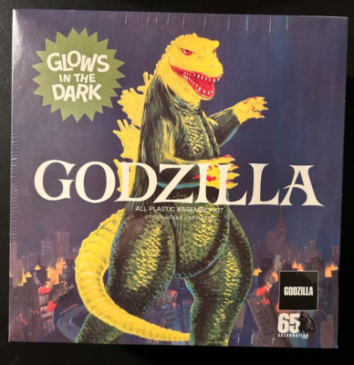 ATLANTIS Godzilla GLOW IN THE DARK MODEL KIT SEALED!-image
