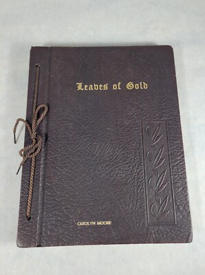 1948 Leaves Of Gold Book Anthology Of Prayers Phrases Verse Prose Religious -image