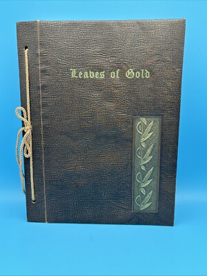 Vintage Leaves of Gold An Anthology of Prayers Memorable Phrases 1956 Book-image
