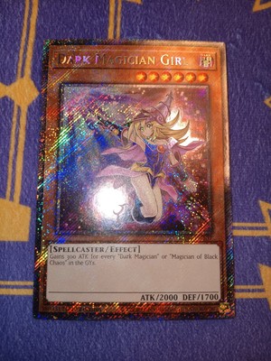 1x Dark Magician Girl First Edition Platinum Secret Rare RA04-EN107 Near Mint -image