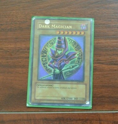 Dark Magician Yu-Gi-Oh Card with Green Cover-image