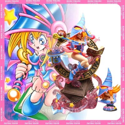 Yu-Gi-Oh! Dark Magician Girl 37cm PVC Figure Statue Anime Collectible Model Toy-image