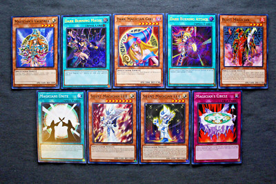 Dark Magician Girl deck cards (Burning Attack Magic Silent Magician's Valkyria)-image