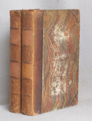 1858 THE VIRGINIANS by William Makepeace Thackeray 2 VOLUME LEATHER BOUND SET-image