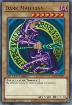 Yugioh - Dark Magician - 1st Edition - NM - Plus Free Holographic Card-image