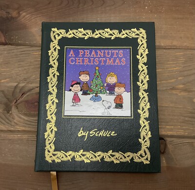 A Peanuts Christmas Leather Bound Book 1st Edition November 2002 Charles Schulz-image