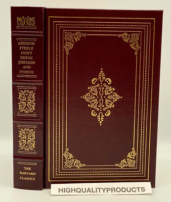 Grolier Harvard Classics ENGLISH ESSAYS Steele Swift Defoe Johnson Addison OOP-image