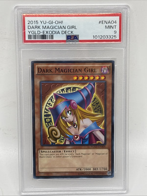 Dark Magician Girl PSA 9 Mint Yu-Gi-Oh! YGLD-ENA04-image