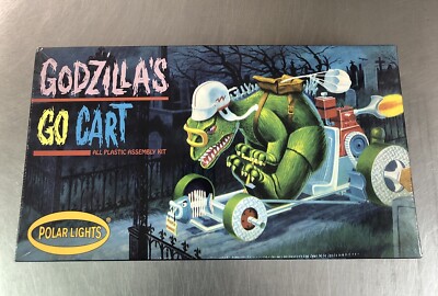 POLAR LIGHTS GODZILLA’S GO CART SCALE MODEL-KIT 9.5 INCHES LONG NO. POL987/12-image