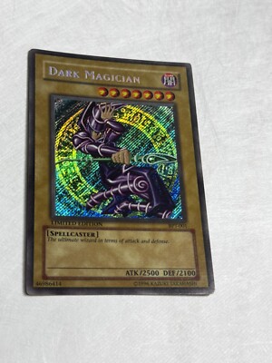 Yu-Gi-Oh! Dark Magician BPT-001 No Anubis Misprint Error LP-image