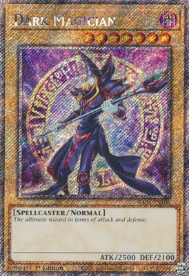 Yugioh! Dark Magician (8th Art) - RA04-EN106 - Platinum Secret Rare - 1st Editio-image