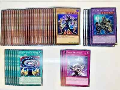 Yugioh Complete Competitive Dark Magician/Master of Chaos Deck + Ex + Bonus Gift-image