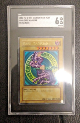 2002 Yu Gi Oh! Starter Deck: Yugi #006 Dark Magician Ultra Rare SGC 6 EX NM-image