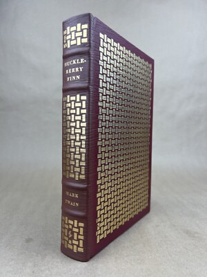 Huckleberry Finn; Mark Twain, Easton Press, 1981, Richard Sparks Illustrations-image