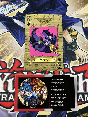 Yugioh 1998 TOEI Dark Magician Poker Card M/NM-image