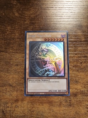 Yugioh! Dark Magician GFTP-EN128 Ghost Rare 1st Edition LP-image