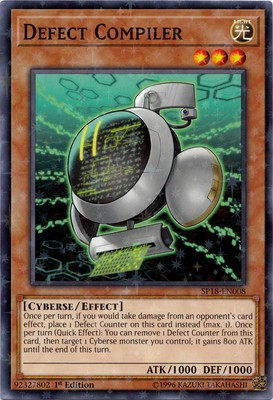 Defect Compiler - SP18-EN008 - Starfoil Rare - 1st Edition - Lightly Played-image