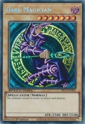 Yu-Gi-Oh! - Dark Magician - SBC1-ENA01 - Secret Rare - 1st Edition- NM/M-image