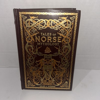 TALES OF NORSE MYTHOLOGY by Helen Guerber 2017 Hardcover Gold gilt Fast Shipping-image