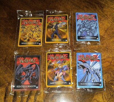 Yami Yugi, Dark Magician Girl & More Yu-Gi-Oh! Mini Cards, Lot Of 6 Sealed-image