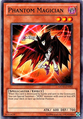 Phantom Magician GENF-EN092 Yu-Gi-Oh! Light Play Unlimited-image