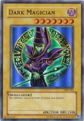 Yugioh - Dark Magician - Super Rare NM - SYE - Free Holographic Card-image