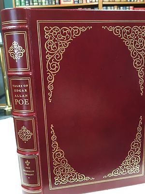 Franklin Library: EDGAR ALLAN POE: DESCENT INTO MAELSTROM; BLACK CAT-image