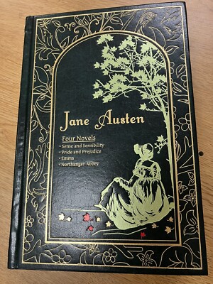 Jane Austen : Four Novels by Jane Austen (2011, Leather) Hardcover/Gilt Edge-image