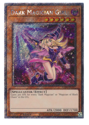 Dark Magician Girl (7th Art) - RA04-EN107 - Platinum Secret Rare Stampede-image