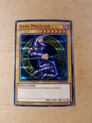 Dark Magician DUSA-EN100 1st ed Ultra Rare Yugioh Mint/NM- EURO PRINT - see pics-image