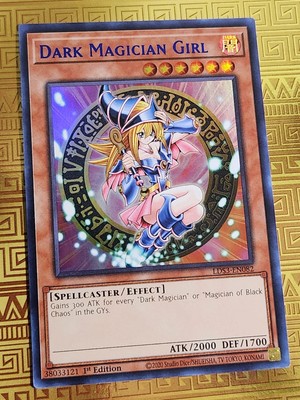 Dark Magician Girl LDS3-EN082 Blue Ultra Rare 1st Edition Near Mint Yu-Gi-Oh -image