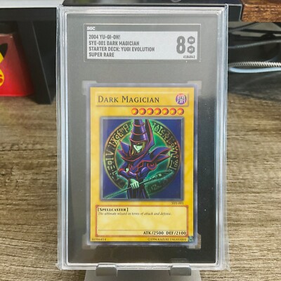 2004 Yu-Gi-Oh! Super Rare Dark Magician [SYE-001] - SGC 8 [NM/MINT]-image