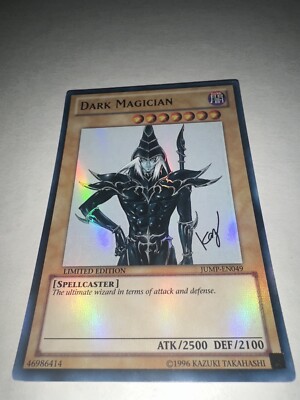 Yugioh Dark Magician JUMP-EN049 Limited Ultra Rare NM-image