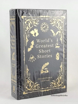 WORLD'S GREATEST SHORT STORIES Collectible Gilded Pages Hardcover NEW SEALED-image